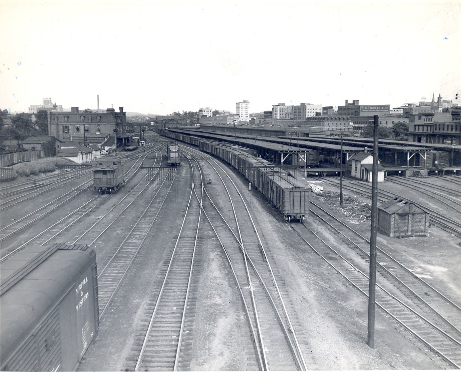 N&W rail yard